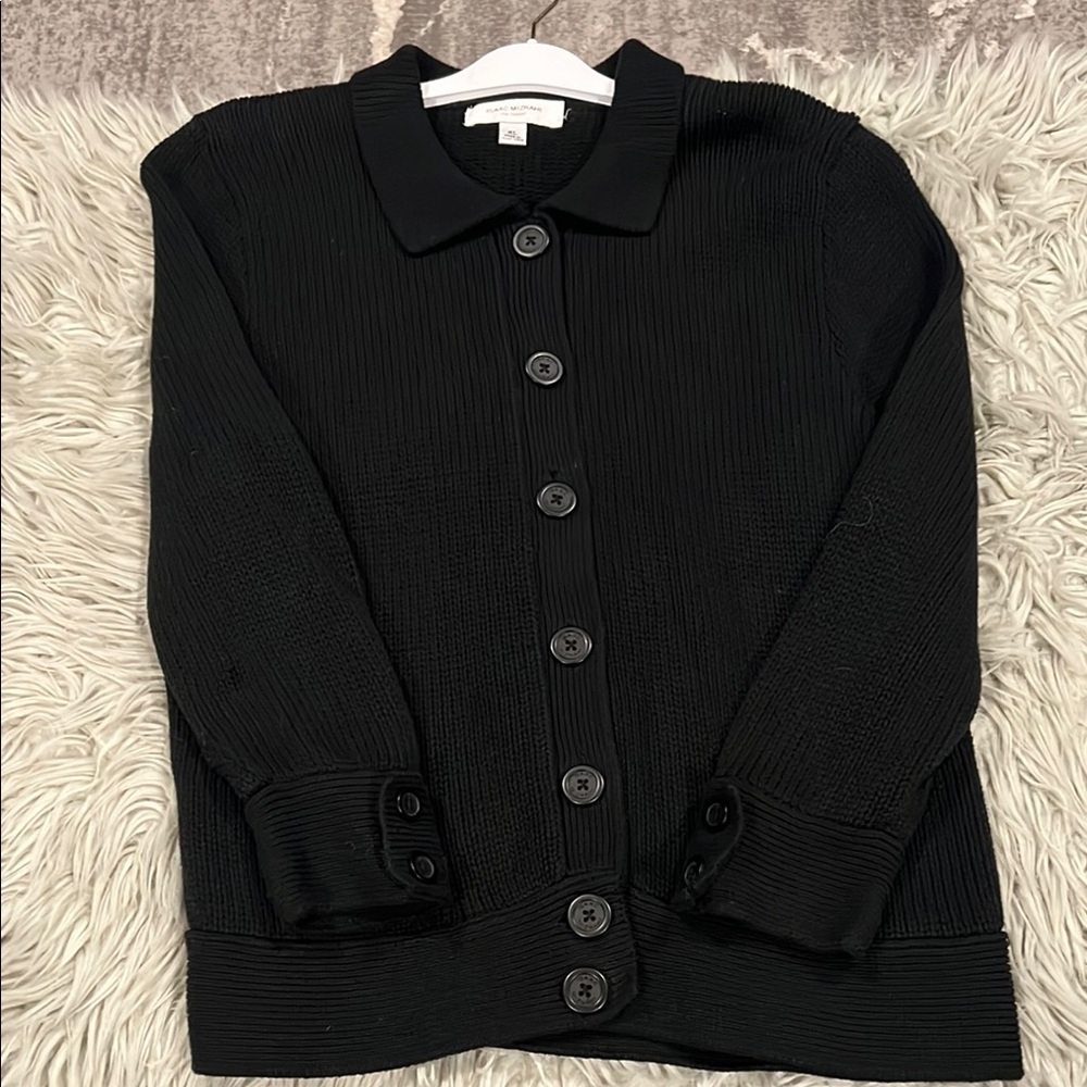 Isaac Mizrahi Black Cardigan Sweater